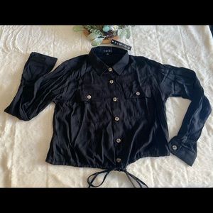 Black button up longsleeve